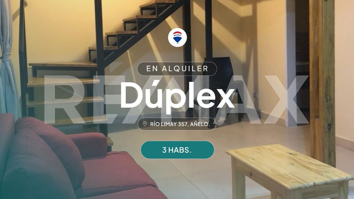 ALQUILER | DEPTO DX | 3 DORMIT. | 2 BAÑOS | AÑELO