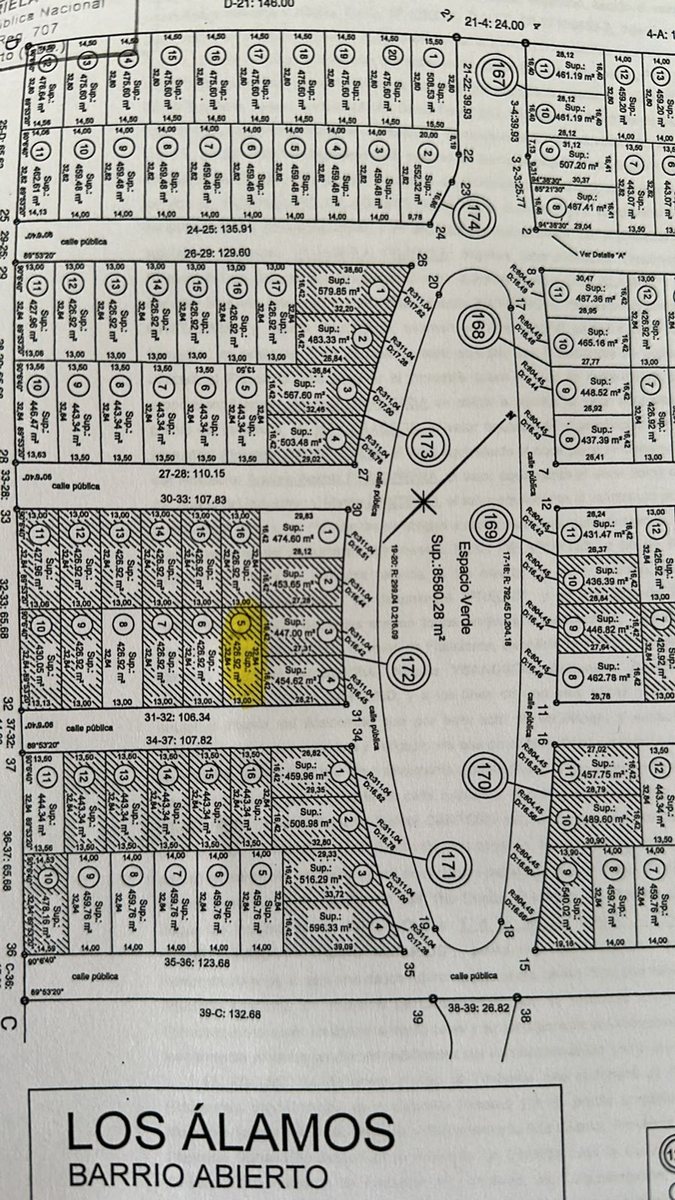 Terreno en venta Loteo Los Alamos  Rio cuarto