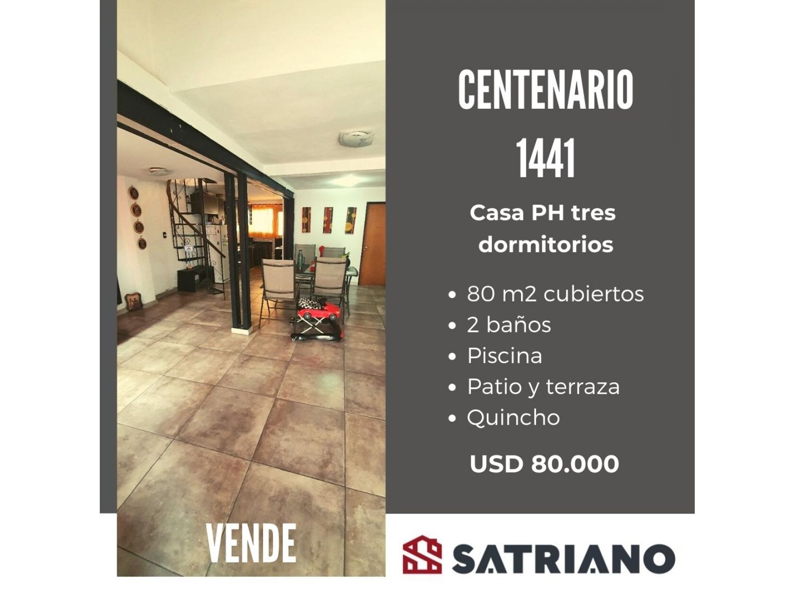 VENTA - Casa PH tres dormitorios