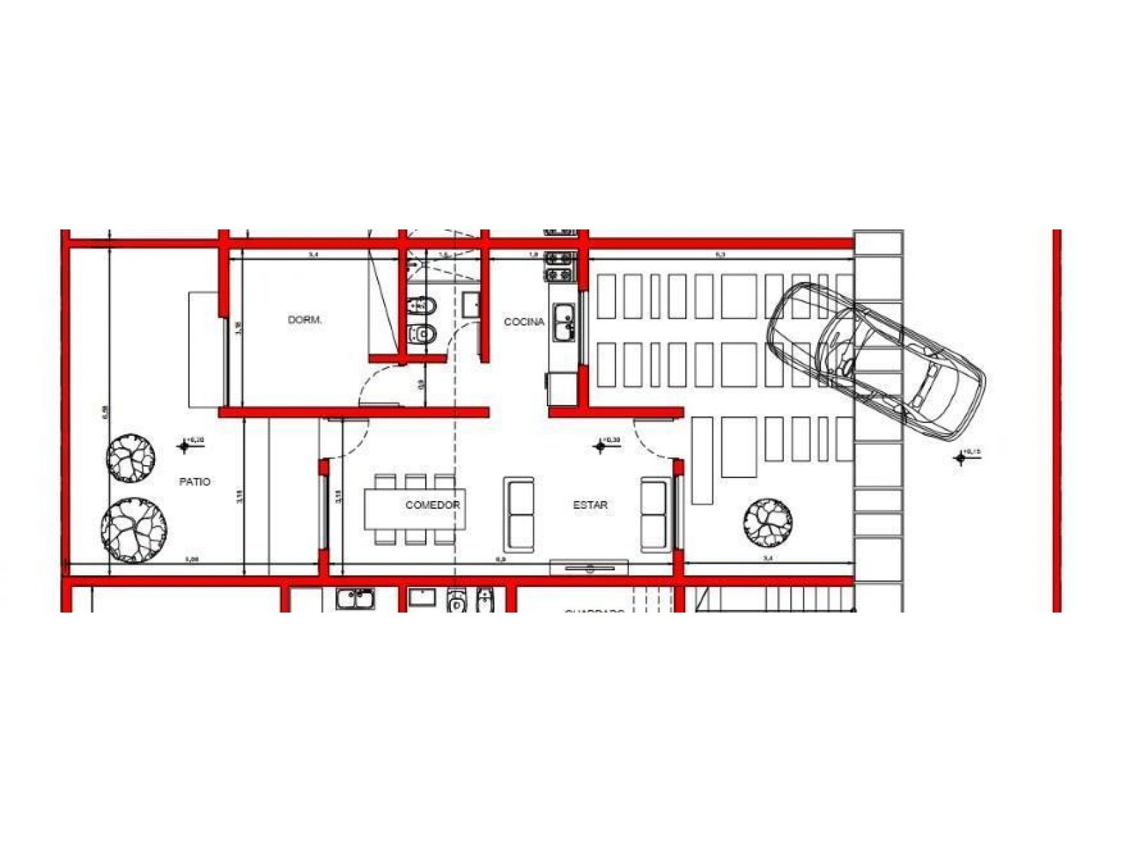 Casa De Un Dormitorio, Casi A Estrenar. Buen Barrio, Cochera, Jardín Y Todos Los Servicios!