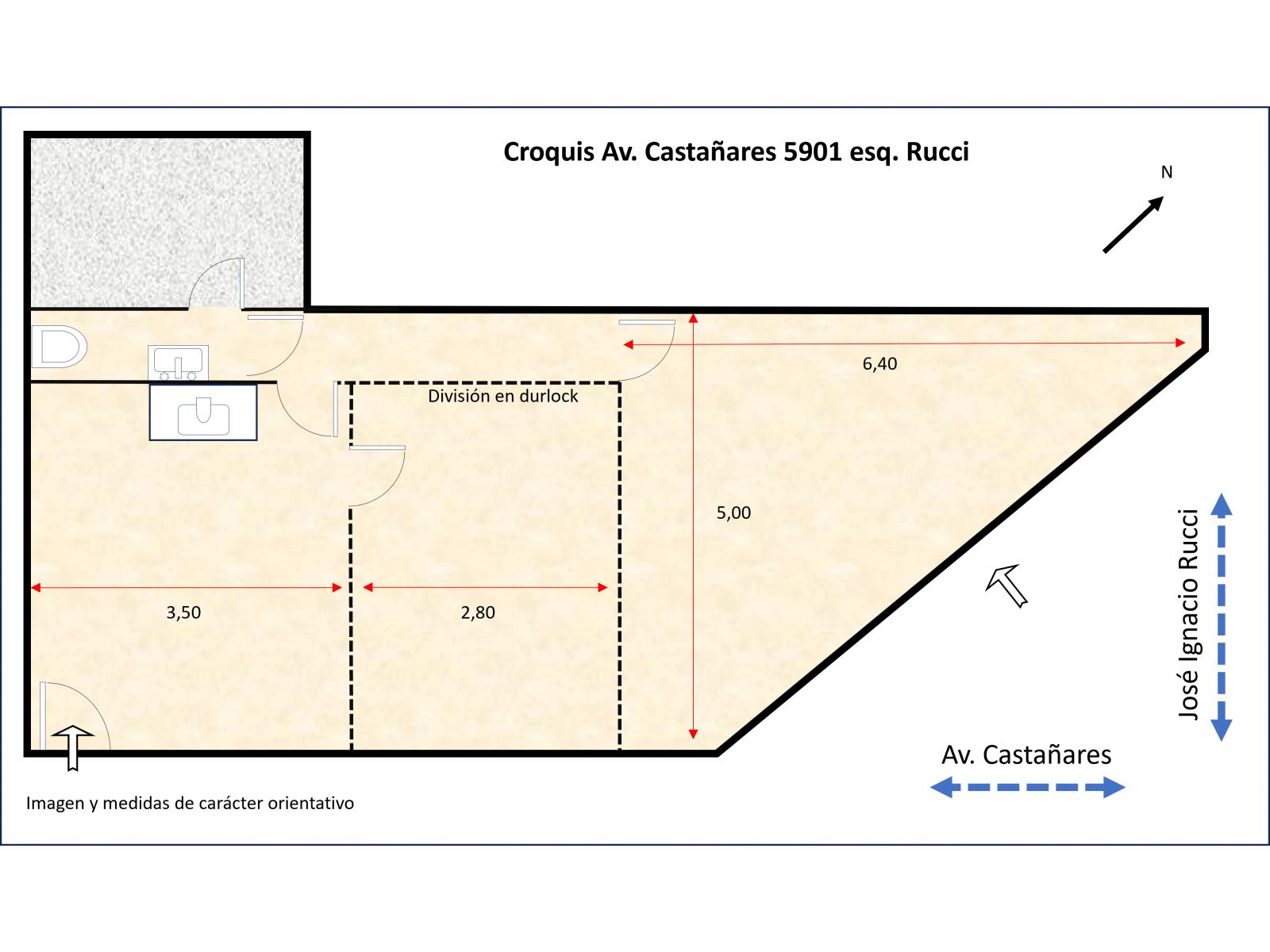 Local con patio y Espacio aéreo, sin expensas Venta en Villa Lugano