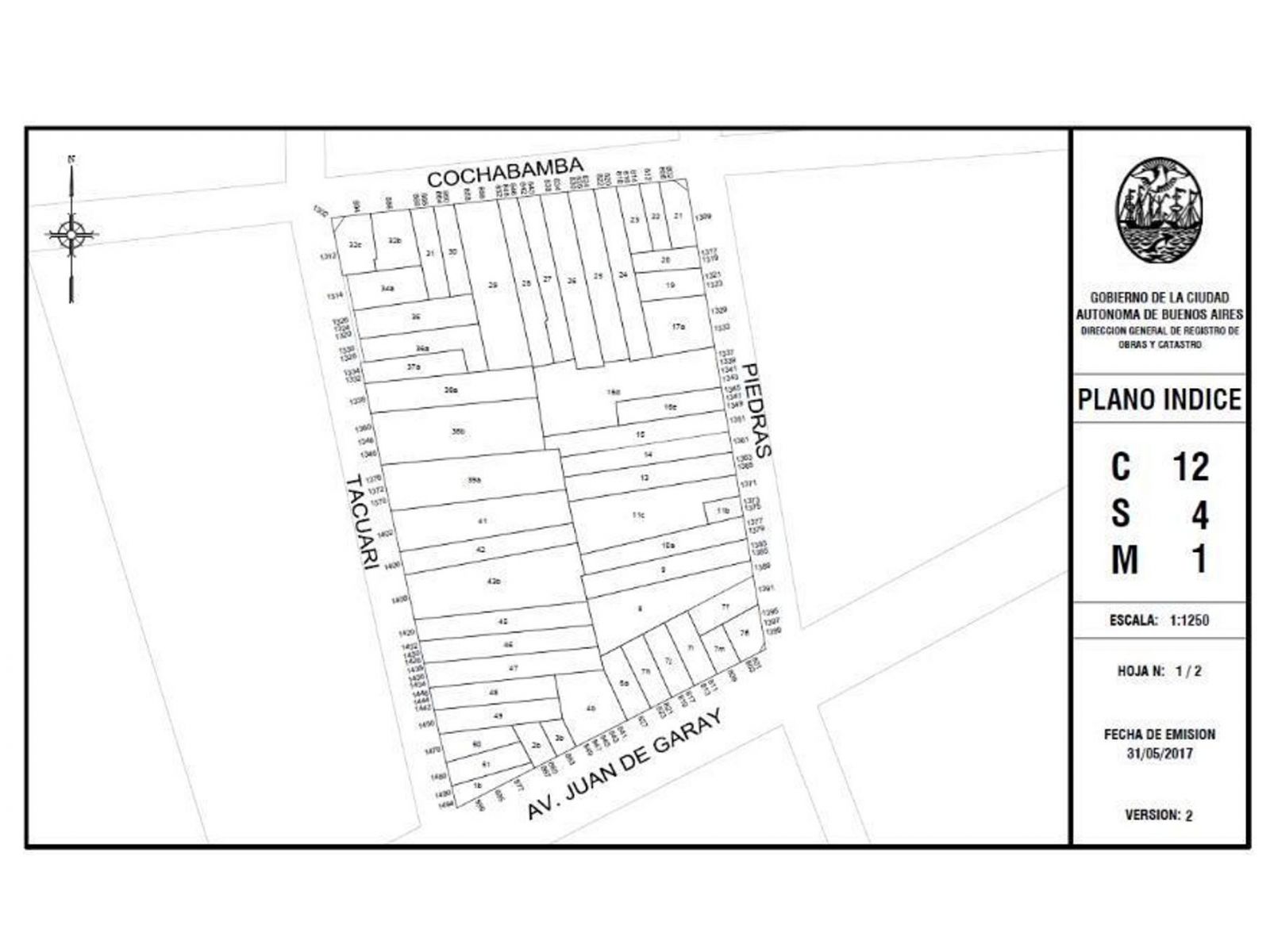 LOTE o Edificio Comercial de 695 m2 - San Telmo