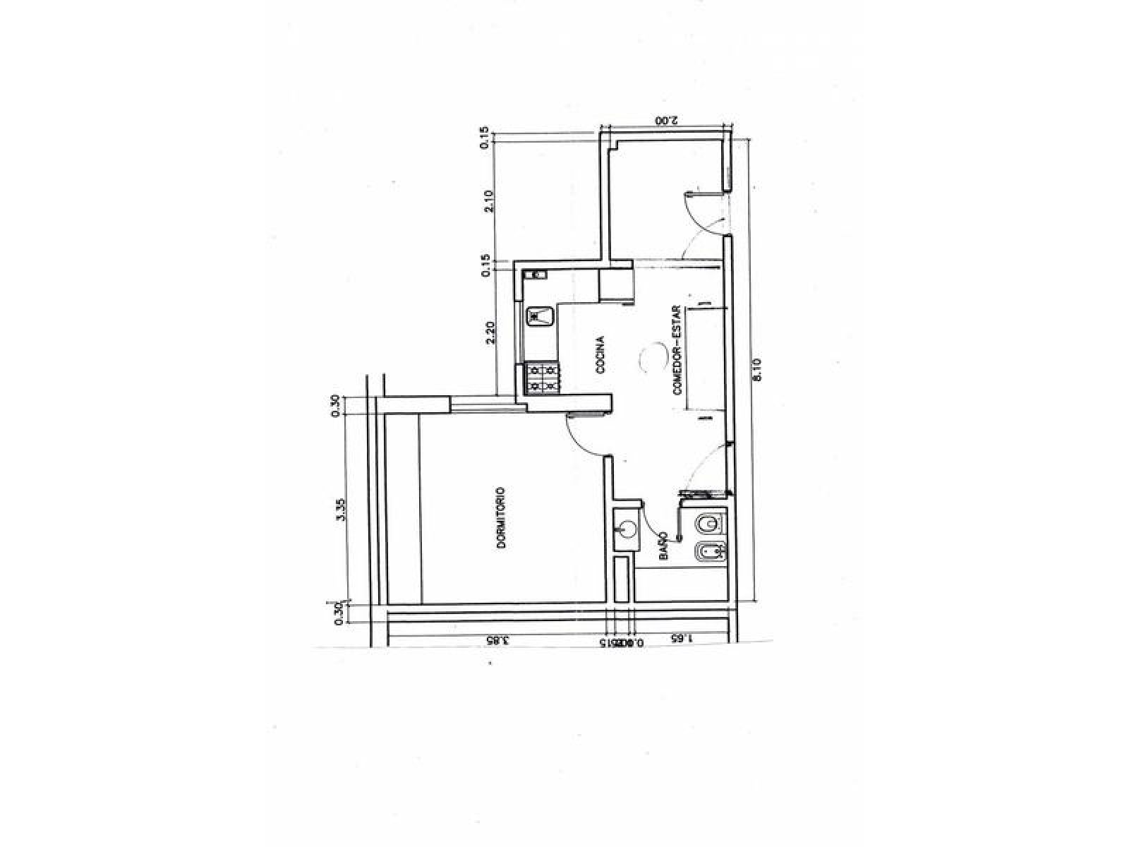 DTO. UN DORMITORIO - 3 de Febrero 307 - Piso 1 - Dto. 3