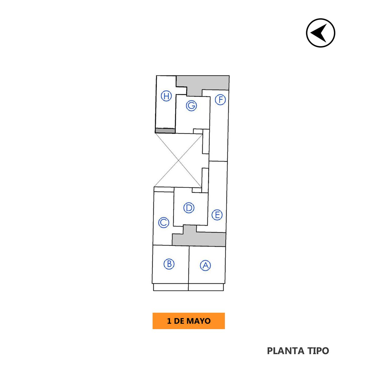 Departamento monoambiente en venta  Martin Rosario