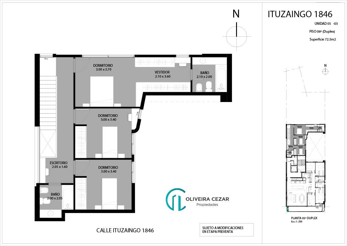 Ituzaingo 1846 - Unidad 03-01 - 1 dormitorio - Abasto