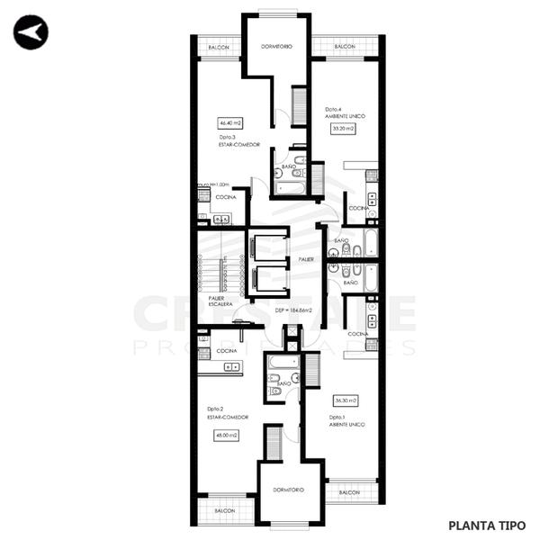 Departamento monoambiente en venta - Abasto, Rosario