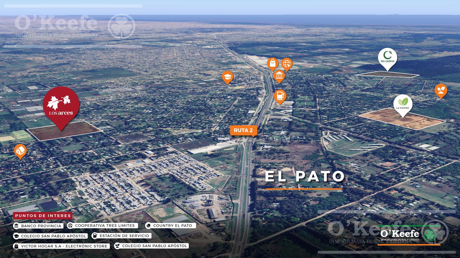 Lote en Venta Barrio Residencial Los Arces El Pato