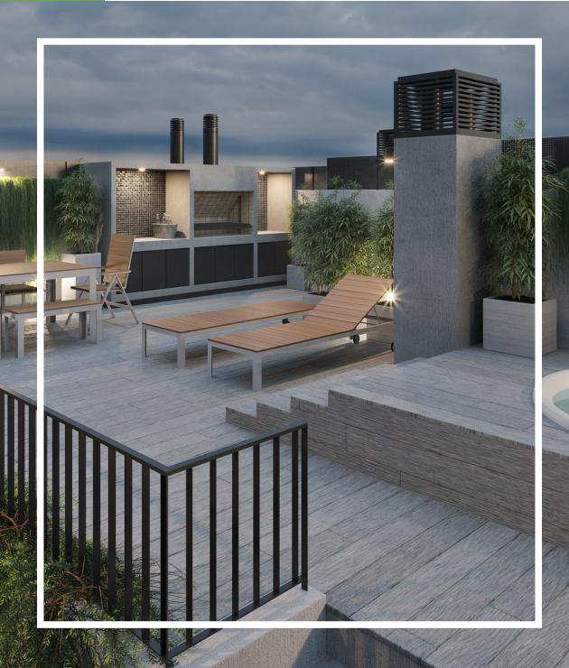 Amplio dúplex de 3 plantas con terraza privada en Green Besares