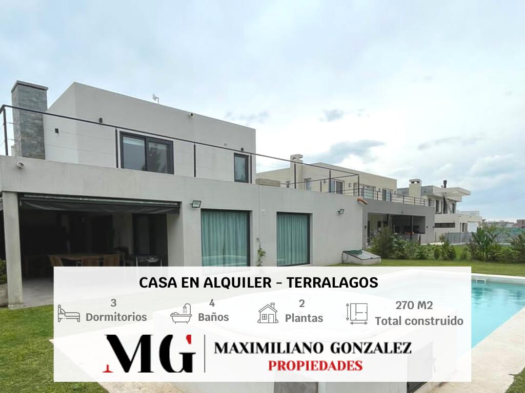 Casa en alquiler en Terralagos- Ezeiza, Canning