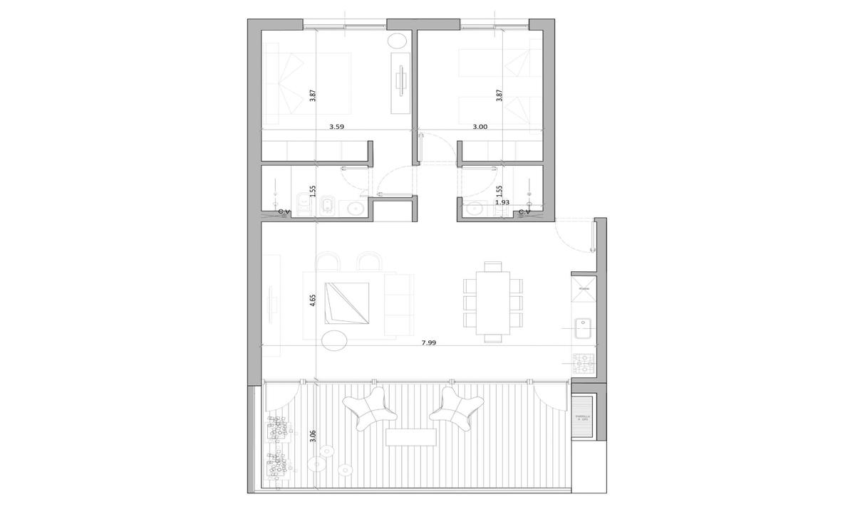 Departamento - Mar De Las Pampas