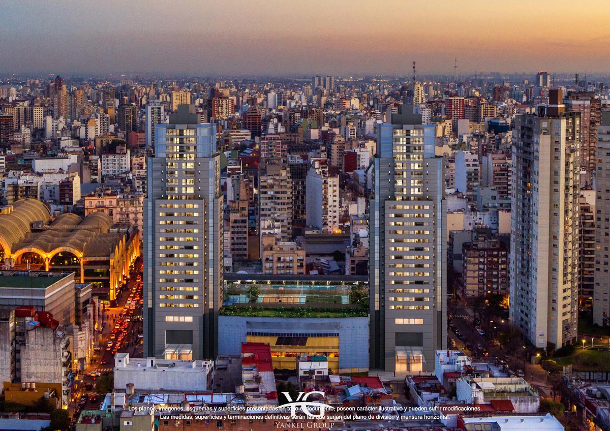 Human Abasto Towers 3 ambientes con grandes vistas y amenities de lujo