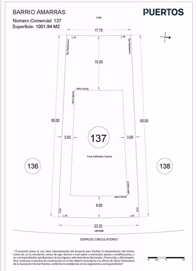 Terreno En Venta Puertos Del Lago Barrio Amarras