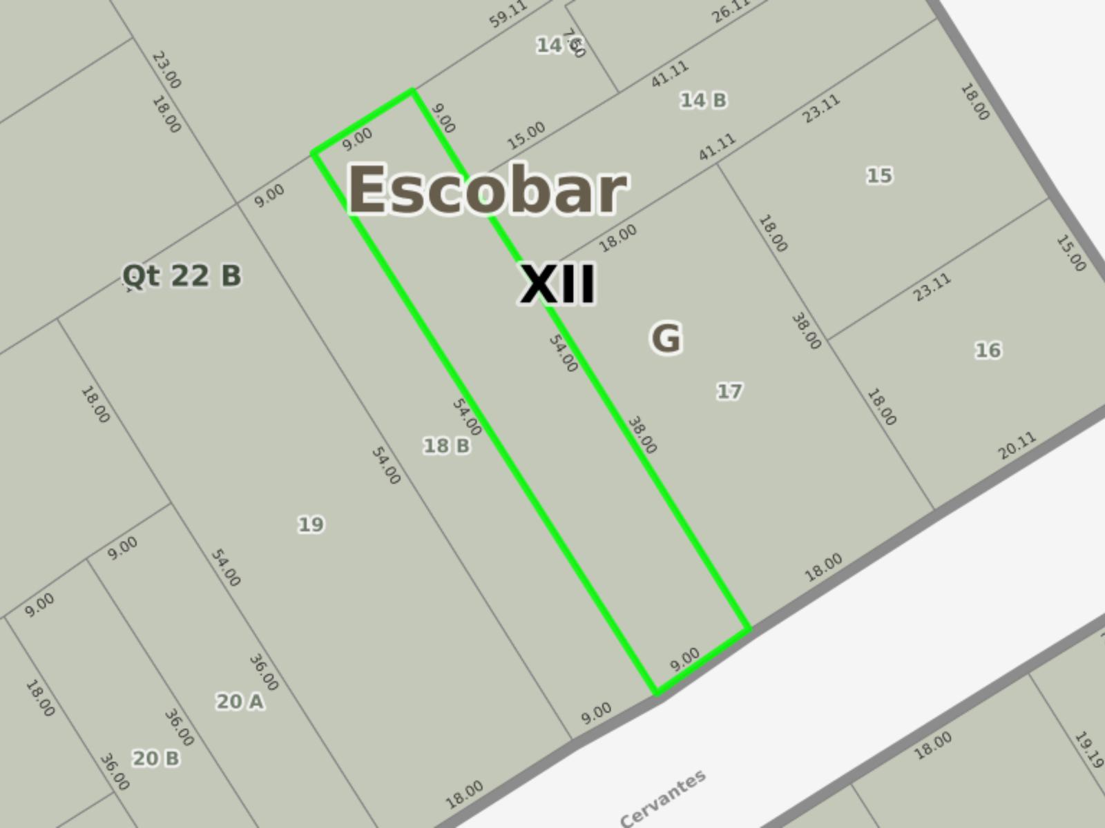 Lote en venta en Escobar - ideal desarrollo