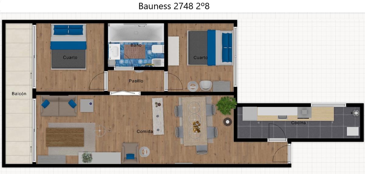 DEPARTAMENTO 3 AMBIENTES CON COCHERA - VILLA URQUIZA