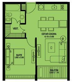 Departamento en Quartier del Polo - Amenities premium - Las Cañitas