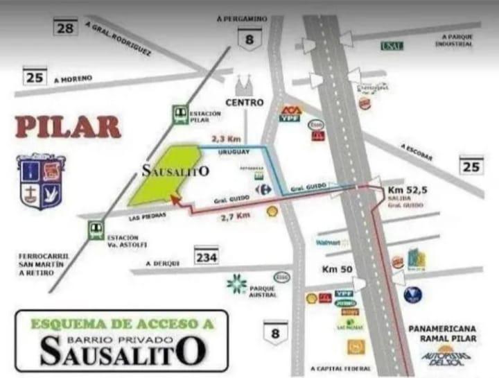 Hermoso lote en venta en el Barrio  Sausalito, Pilar.