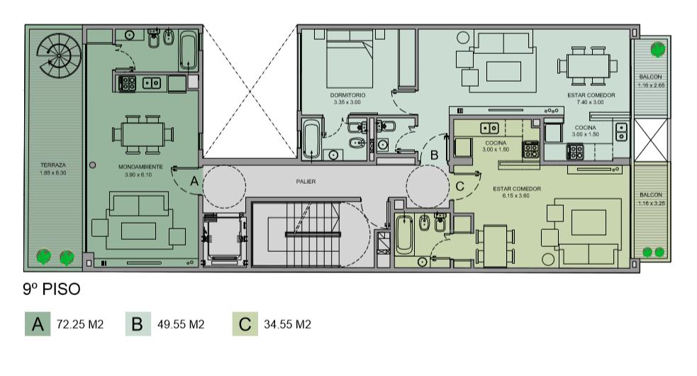 Departamento - Villa Urquiza