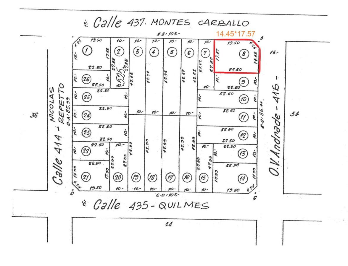 Terreno a la venta en lujan barrio Juan XXIII