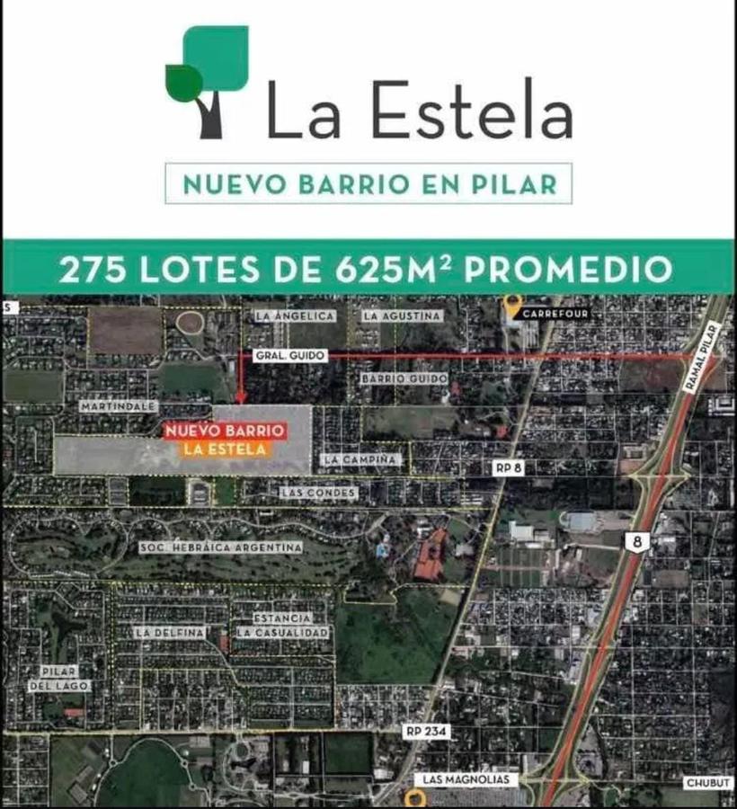 RBS. Oportunidad!!! En venta lote interno, Barrio La Estela, Pilar!