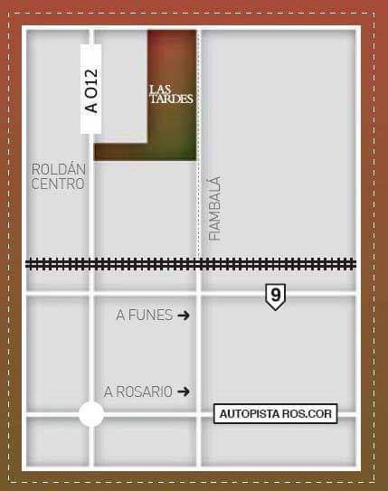 Terrenos de 517m2 a 642.96m2 - Barrio Las Tardes- Roldan - Financiación