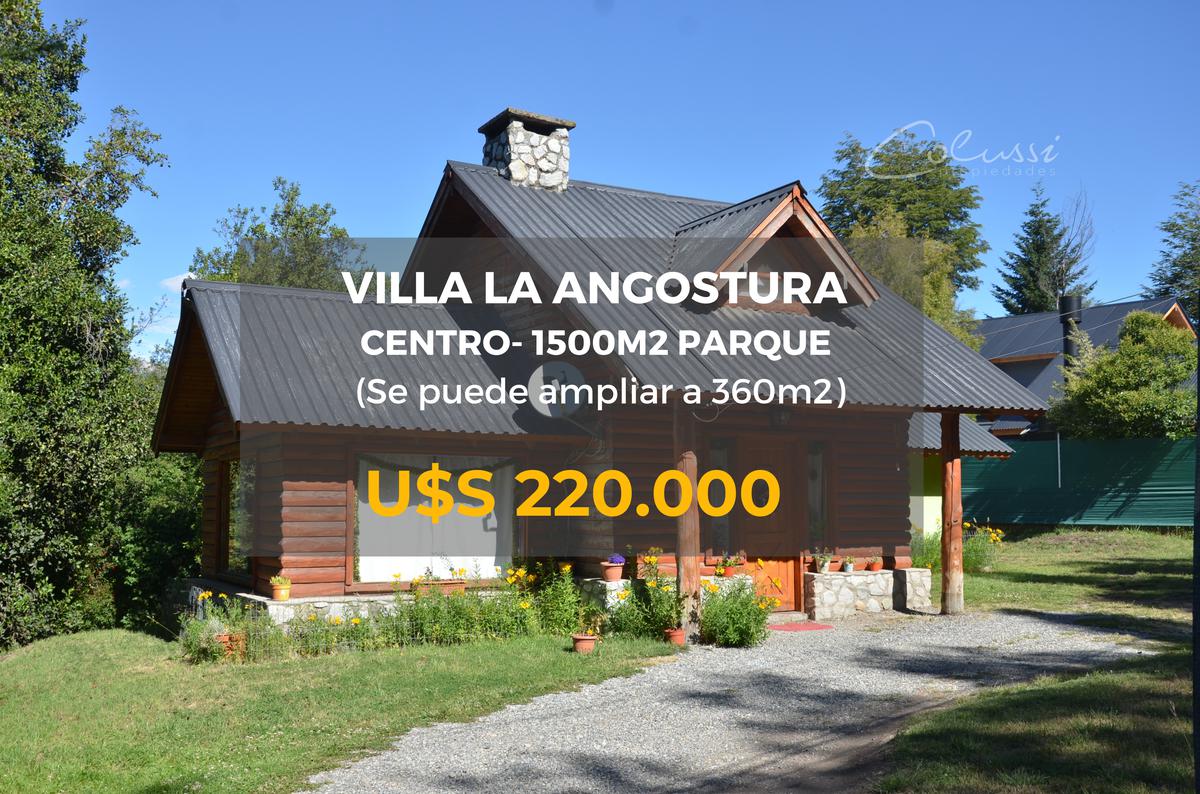 VENTA VILLA LA ANGOSTURA Casa - Centro - 3 amb (Se puede ampliar hasta  360m2). Vista a los Cerros!