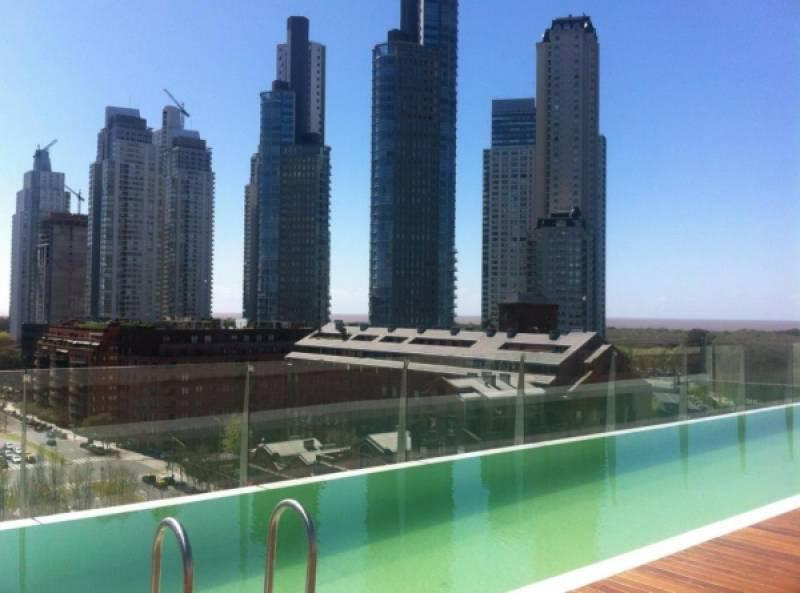 EDIFICIO ALEPH PUERTO MADERO AMOBLADO 2 SUITES BALCON TERRAZA UNICO!