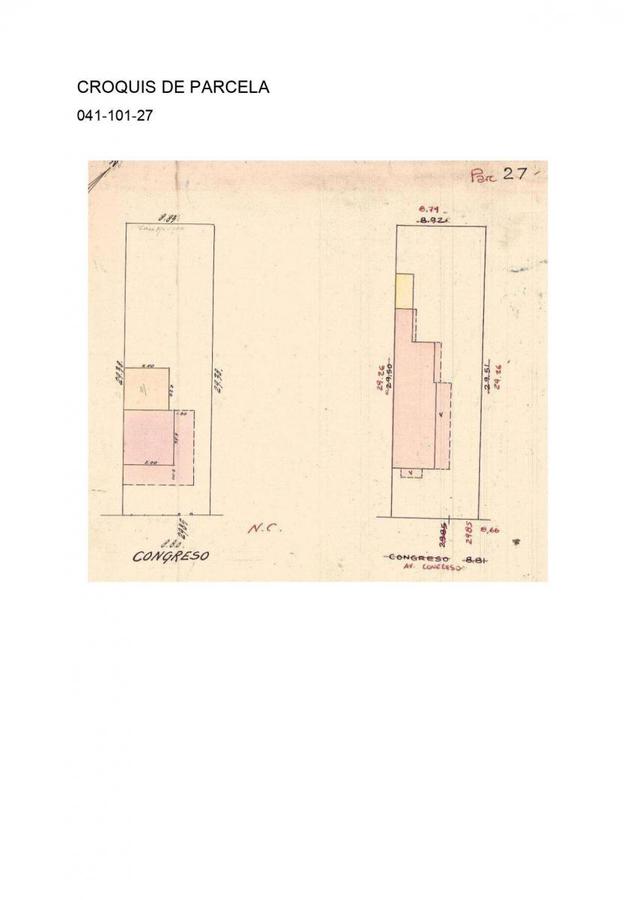 Nuñez AV. Congreso 2985 excelente lote 8.66 x 30.48