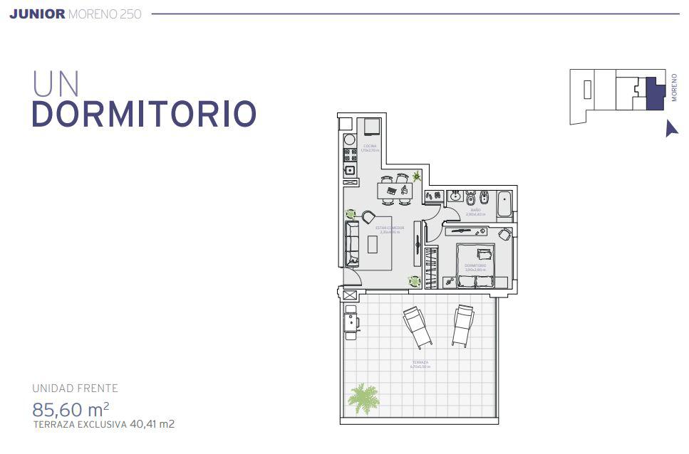 Departamentos en Edificio Junior! Moreno al 200