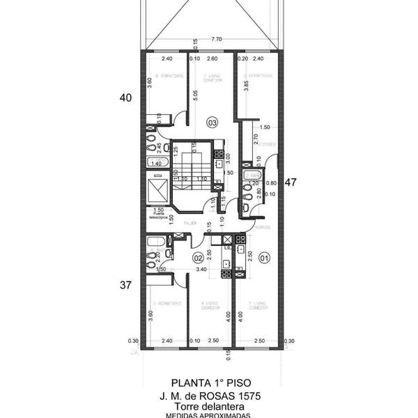 Venta Departamento 1 dormitorio en construcción - Barrio Martin, Rosario