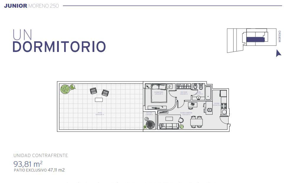 Departamentos en Edificio Junior! Moreno al 200