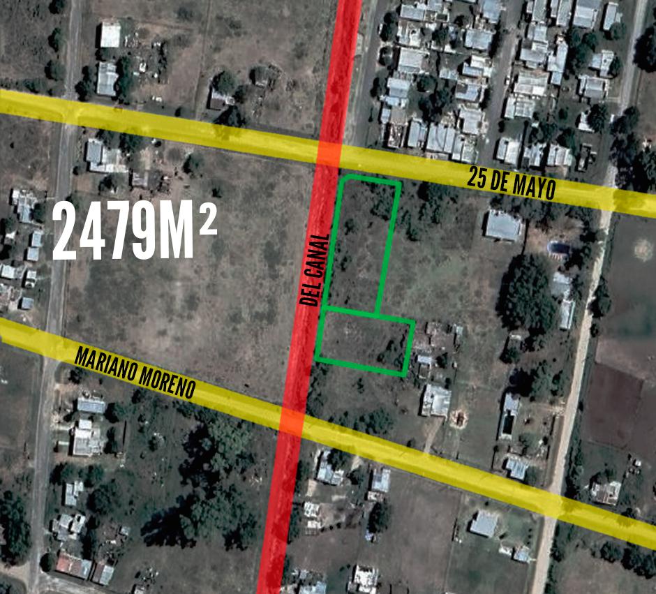 Terreno en venta - 2479Mts2 - Carmen de Areco