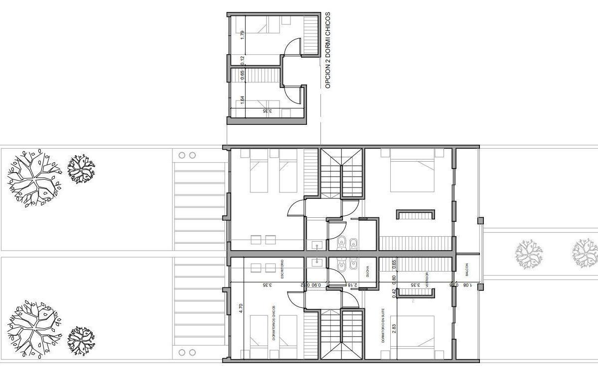 VENTA DUPLEX 3 AMBIENTES AL FRENTE A ESTRENAR ZONA LOS PINARES