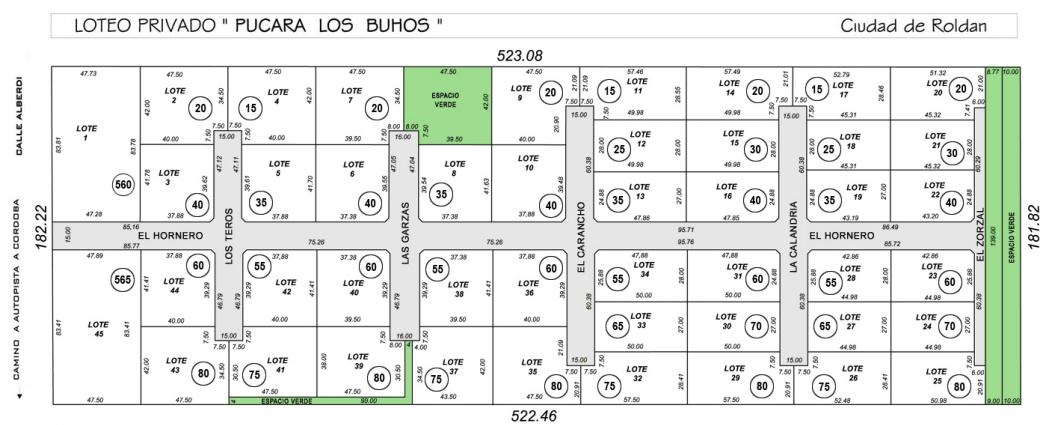 VENTA - Terreno- Pucará de los Búhos, Roldan