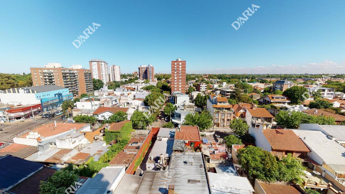 Venta departamento monoambiente en Beccar, con cochera y seguridad 24 hs.