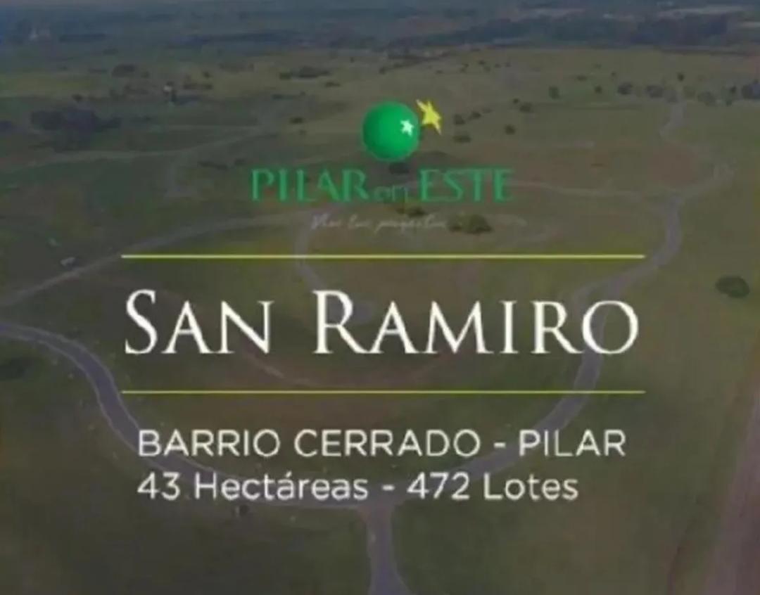 Excelente lote en barrio cerrado San Ramiro, Pilar del Este.