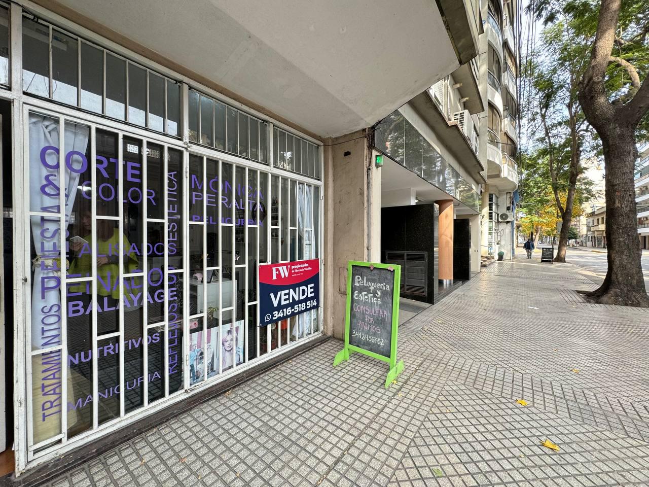 Venta local al frente en Barrio Martin, Rosario