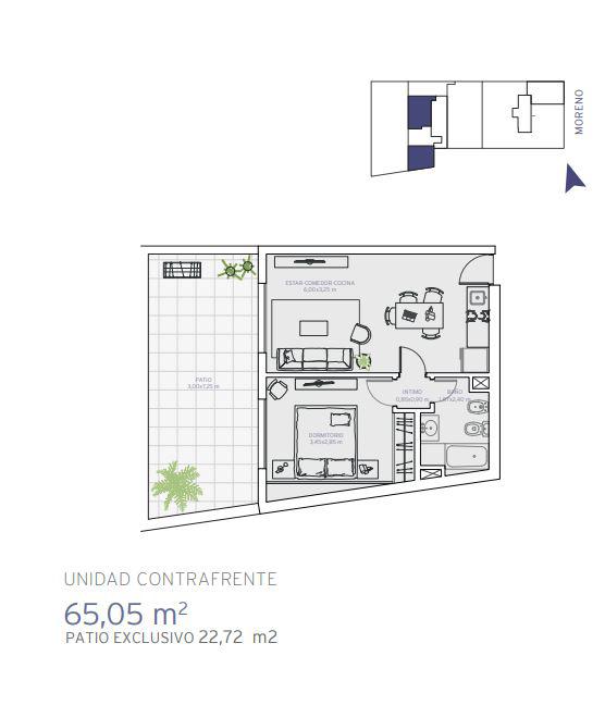 Departamentos en Edificio Junior! Moreno al 200