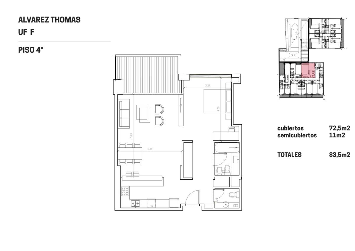 Departamento - Colegiales