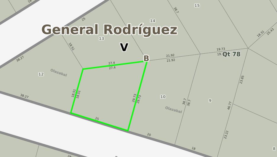 Venta - Terreno - General Rodriguez