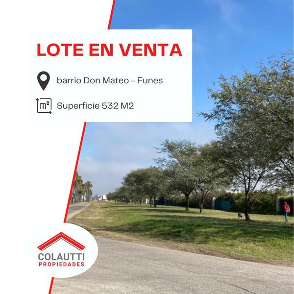 DON MATEO 3. LOTE 742. CERCADO. NIVELADO