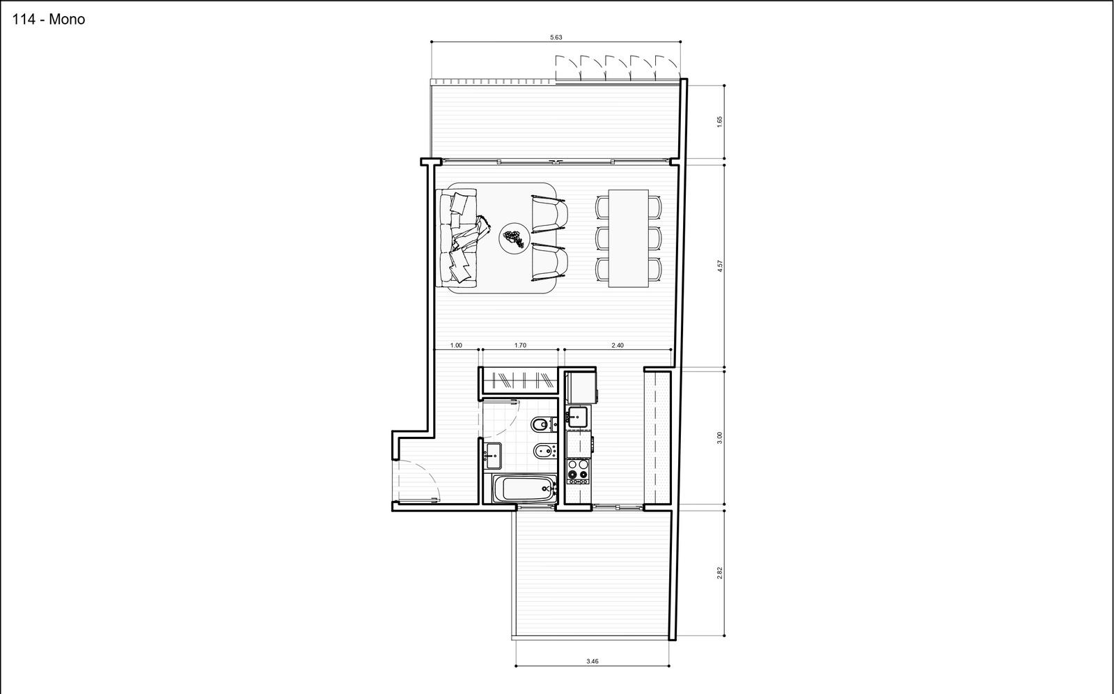 Departamento de 2 ambientes boutique Studios divisibles A estrenar full amenities