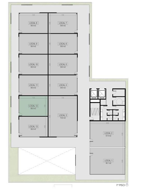 Oficina en  condominios tierra nueva fisherton