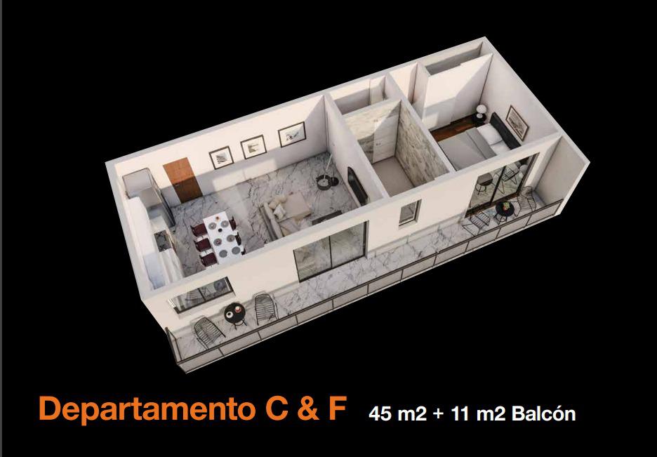 Departamento a estrenar en Venta 2 ambiente San Antonio de Padua GBA OESTE