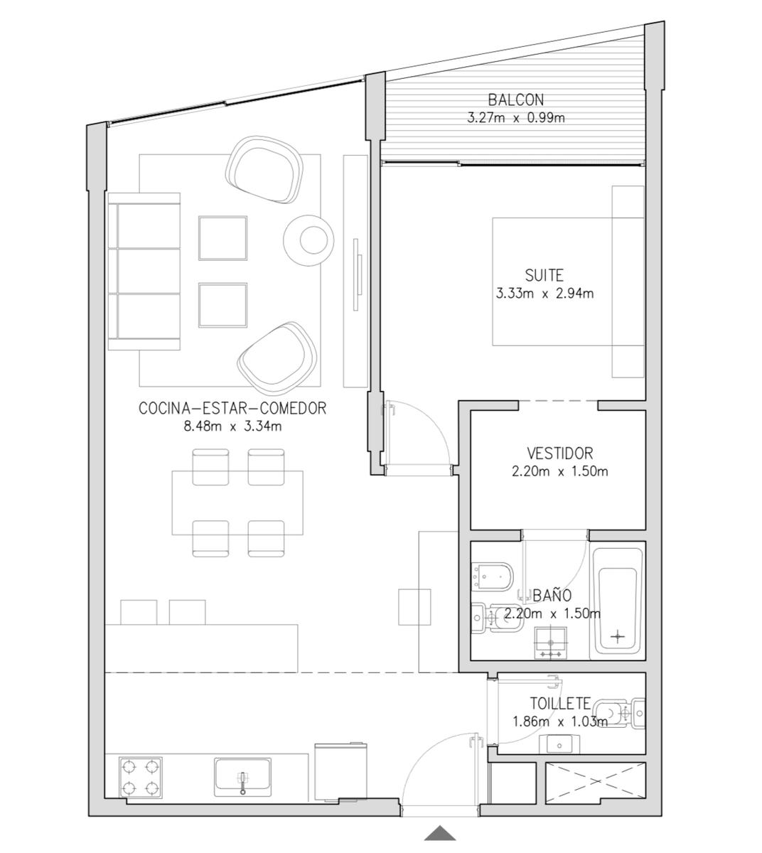 Departamento en Palermo