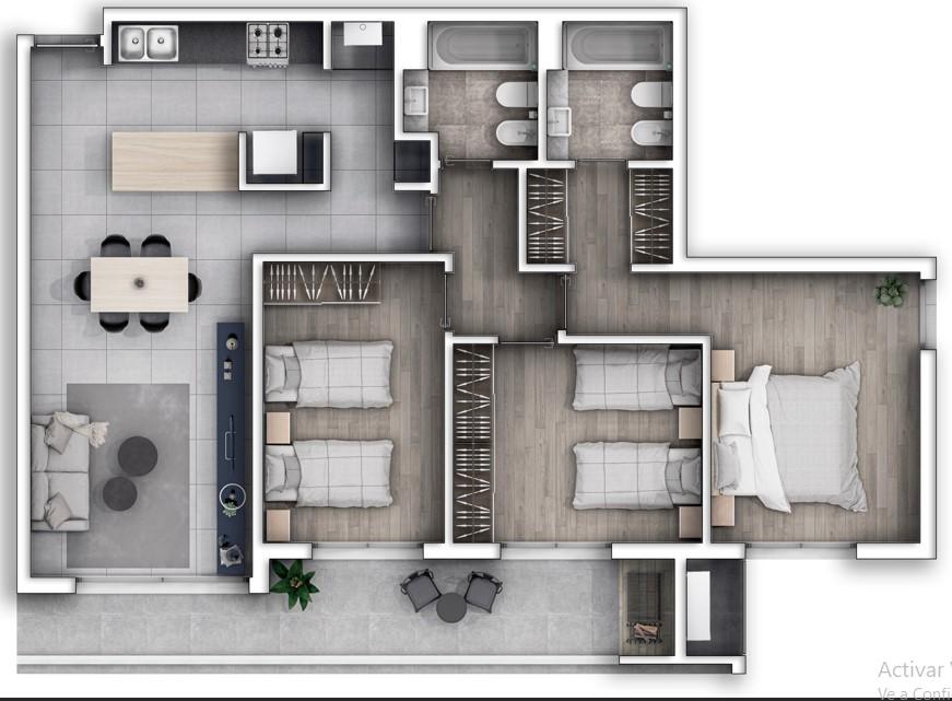 Departamento en Condos PADDOCK Fisherton. FINANCIACIÓN