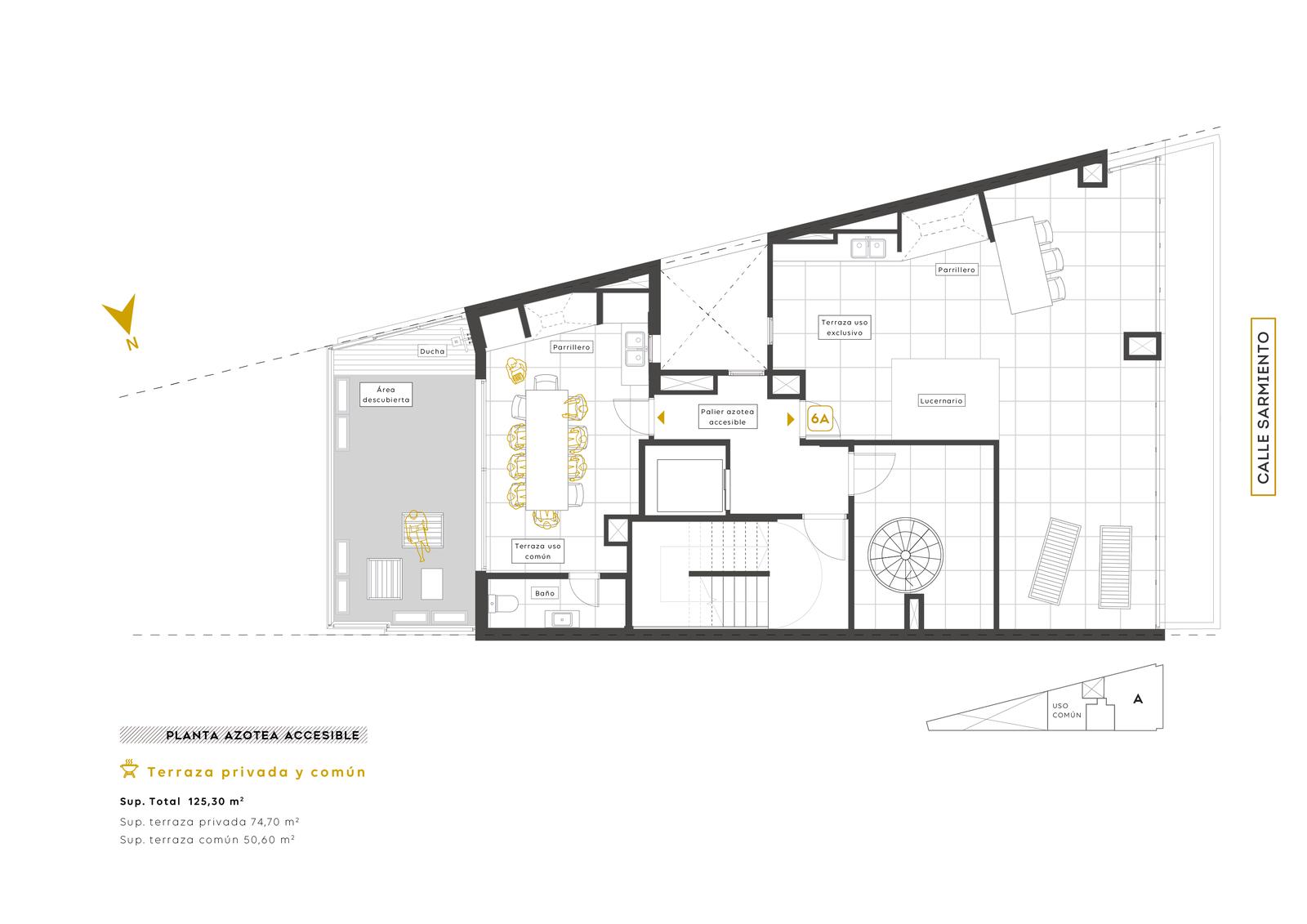 1 Dorm. - Sarmiento  al 1800 desde 60.000 USD