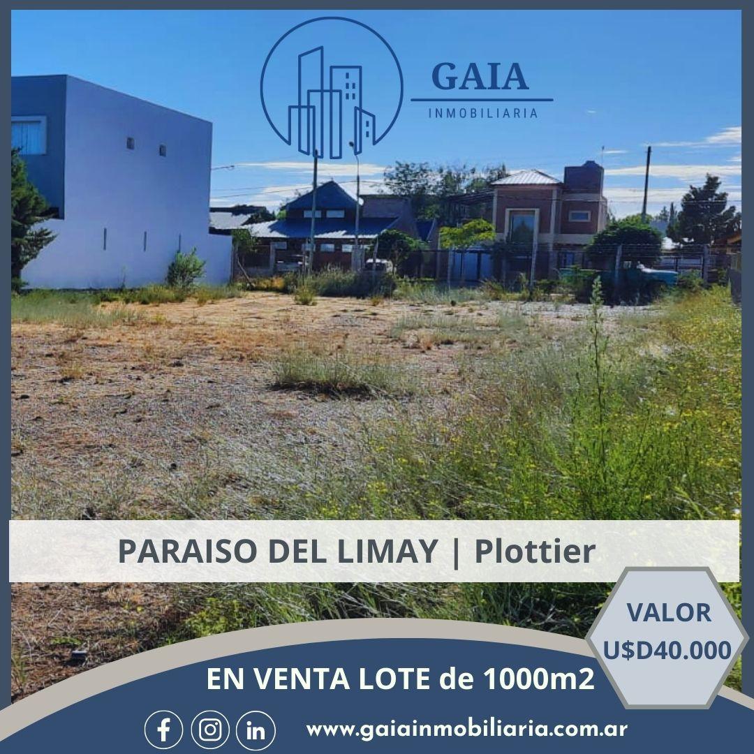 Terreno en  en venta de 1000 m2 en Barrio Paraiso del Limay