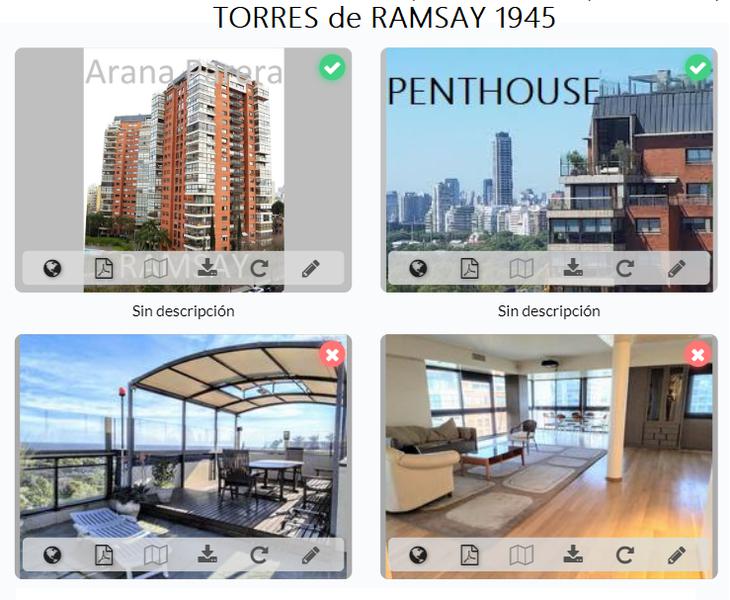 VEnta DUPLEX Torres Ramsay 1945 - Gran Terraza full AMENITIES  reciclado