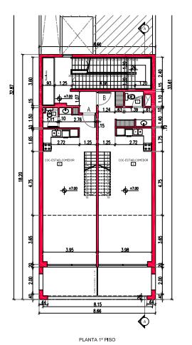 Oficina 160 m2  tipo loft , plena zona comercial de  Palermo Soho, sin expensas