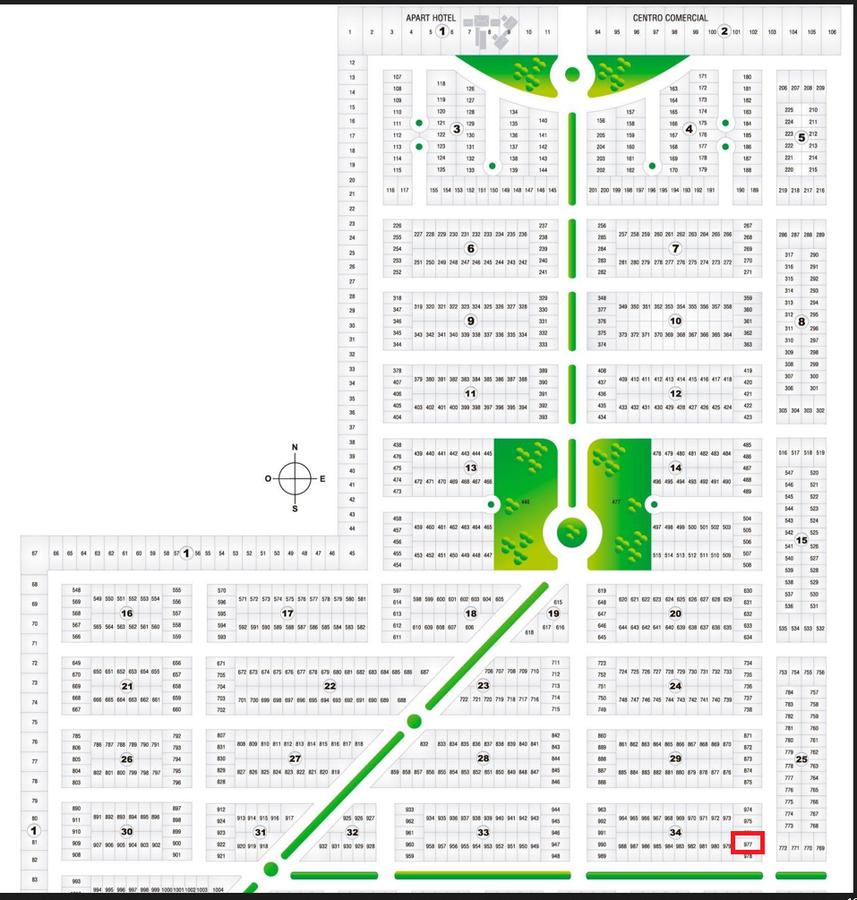 Lote  360 m2 - Tierra de Sueños 3 - Sector A. Manzana 34.